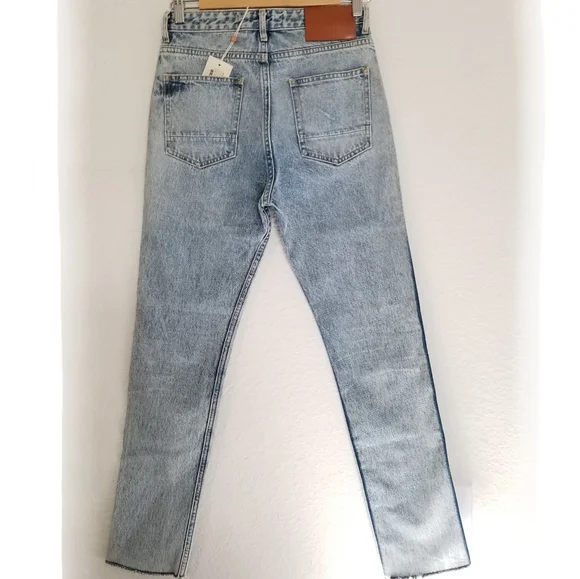 Golden Goose Thelma High Waist Carrot Leg Jeans Size 27 Blue - Picture 3 of 11
